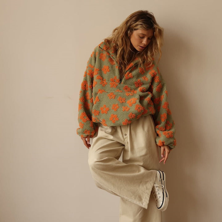 Wille | Trui met bloemenprint