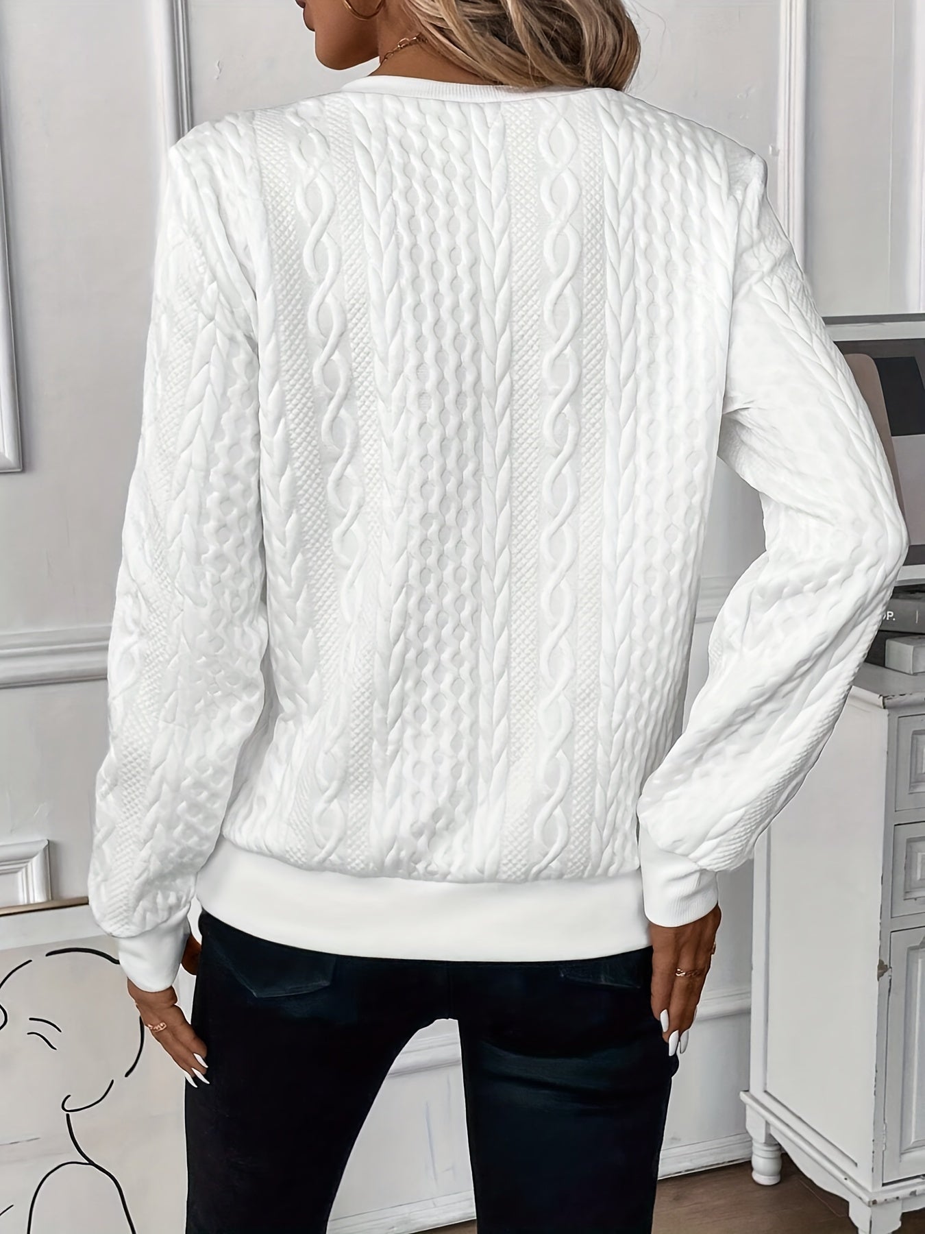 Loes | Elegante & Stijlvolle Gebreide Trui