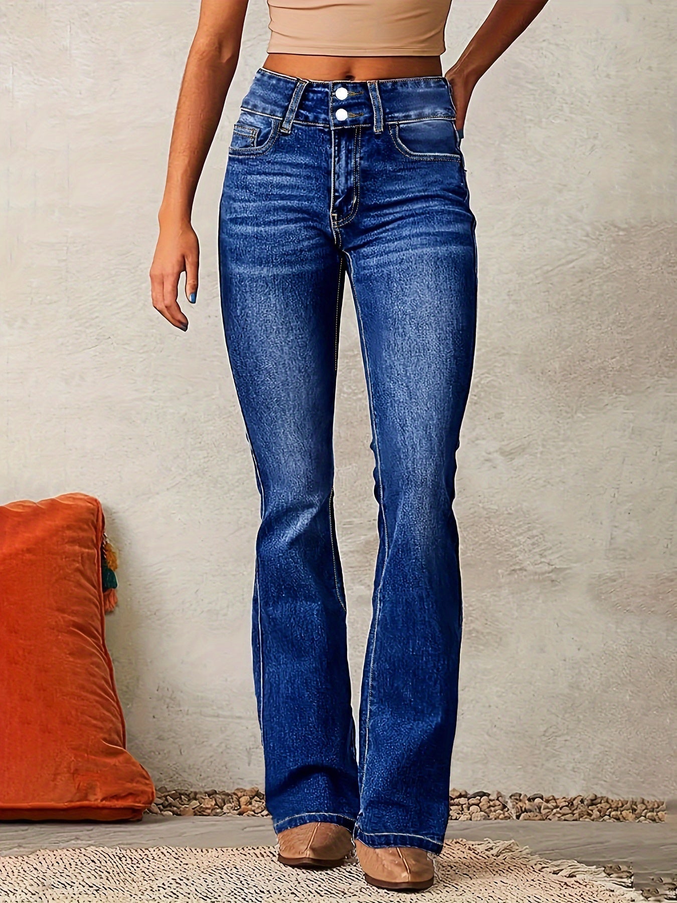 Neeltje | Flared jeans met hoge taille