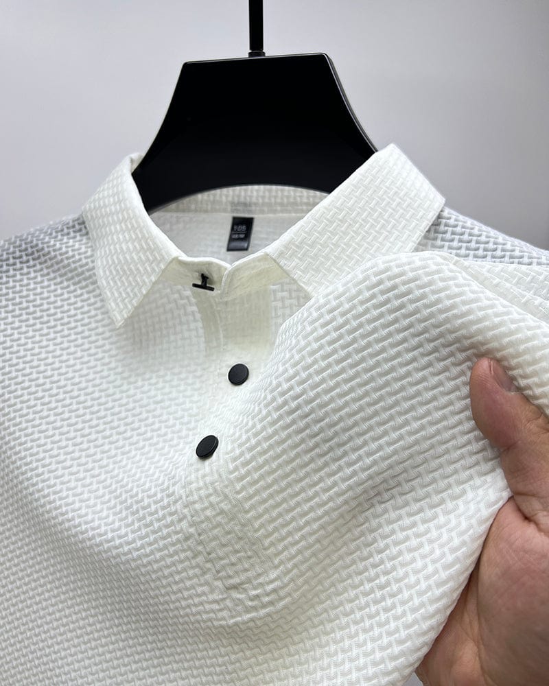 Anton | Piqué poloshirt met tijdloze klasse