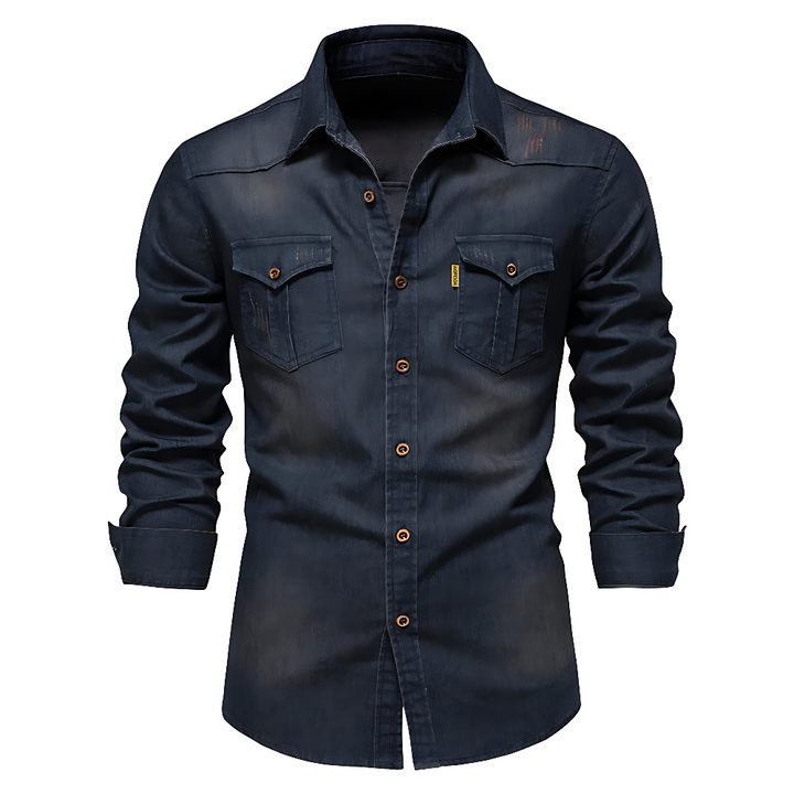 Eloy | Katoen Denim Overhemd