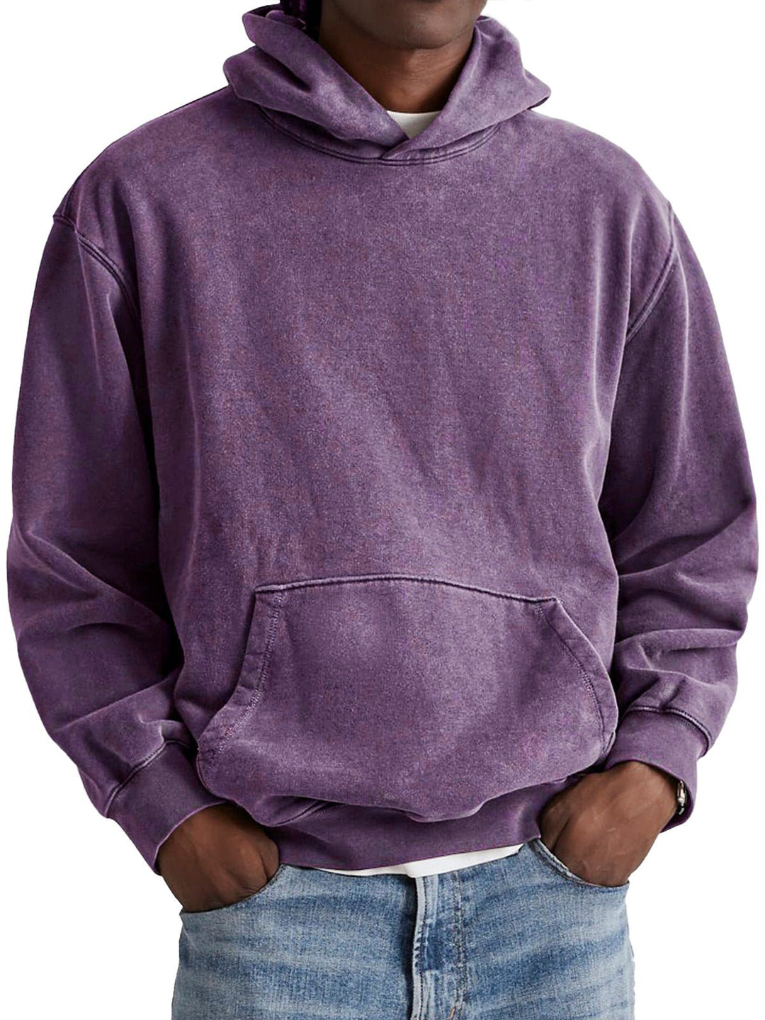 Wibe | Casual Lange Mouwen Hoodie van Katoen